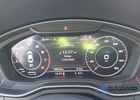 2019 Audi A5 45 Premium z USA, uszkodzony, nr VIN WAUFNCF5XKA057770